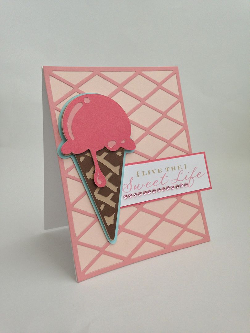 Courtney Lane Designs Live the Sweet Life card made using the July